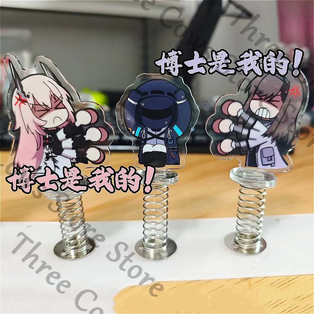 Anime Arknights Amiya Hilda Kal'tsit Doctor Princess Civilight Eterna Cosplay Dibujos Animados Acrílico Shake Fighter Letrero de pie Regalo