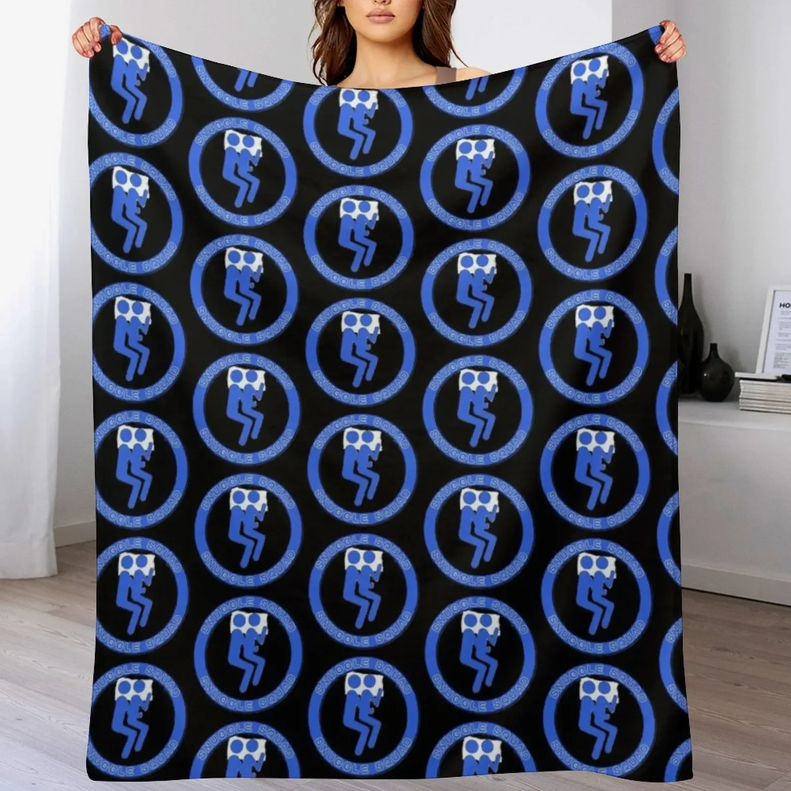 

Snuggle Squad Throw Blanket Soft Warm Blanket Gift for Men Women Adults