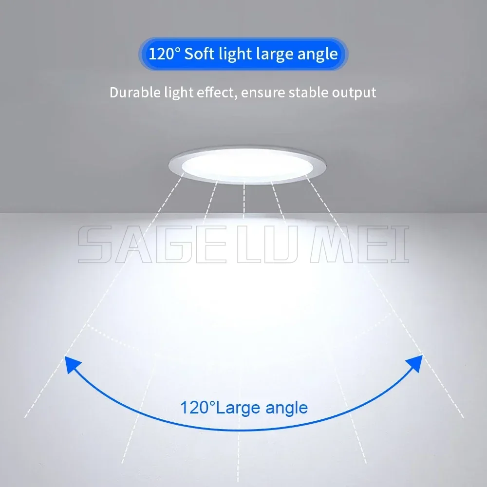 ZigBee3.0 LED Ultra-thin Downlight 6W 12W GL-D-013P/GL-D-015P GLEDOPTO RGBCCT CRI Smart Ceiling Recessed App Voice Alexa ZigBee