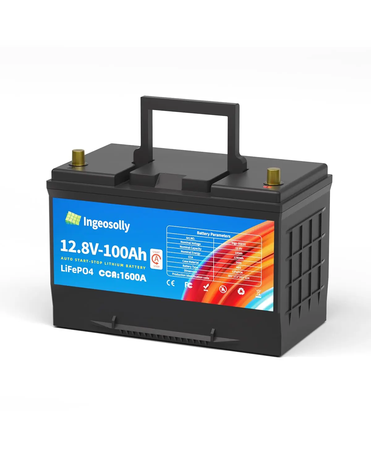 Lifepo4 12V 100Ah B…