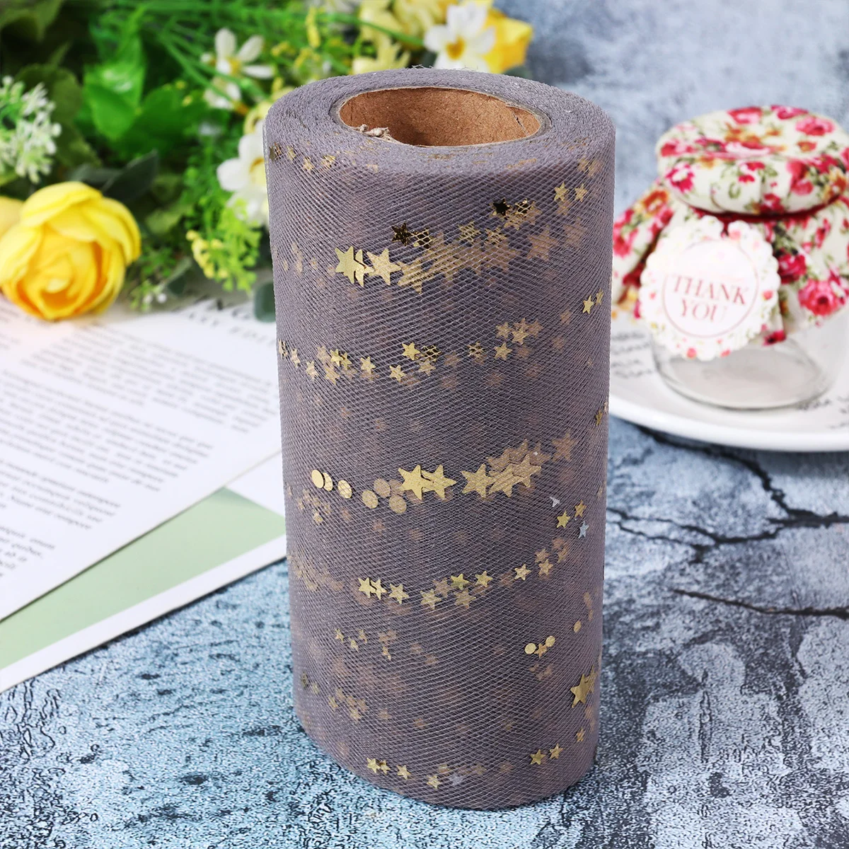 

Sequins Tutu Skirt 2280X15Cm White Lightweight Gauze Table Skirt For Wedding Party Decor Events Fashionable Durable Fabric