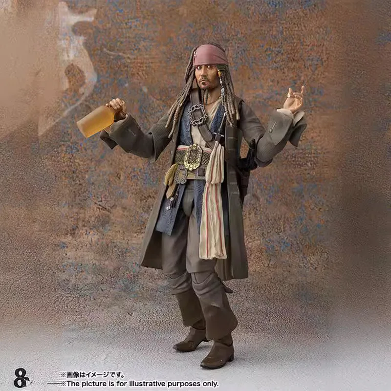 Pirates Of The Caribbean 5 Jack Sparrow Johnny Depp Dead Men Tell No Tales Articulated Boxed Action Figure For Adult Collectors - view 2