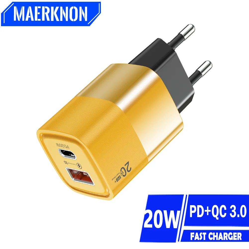 

PD 20W USB Charger Fast Charger Type C Mobile Phone Charger For Iphone Charger iphone 13 14 15 Pro Max Samsung Xiaomi Huawei
