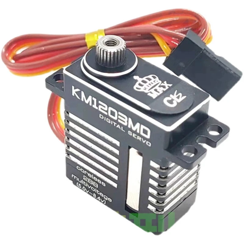 

Цельнометаллический цифровой HV миниатюрный сервопривод KINGMAX KM1203MD с высоким крутящим моментом 10,5 кг для вертолета с фиксированным крылом 30E 450