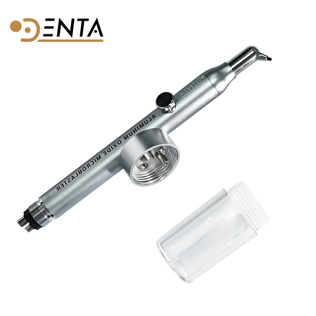 Dental Aluminum Oxide Micro Blaster 2/4 Holes Interface Air Abrasion Polisher Microetcher Sandblasting Gun Teeth Whitening Ortho