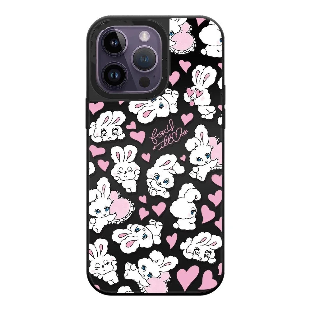 

Mirror Surface Rabbit Phone Case Cover for IPhone 11 12 13 14 15 Pro Max Case for IPhone 14 Pro Max