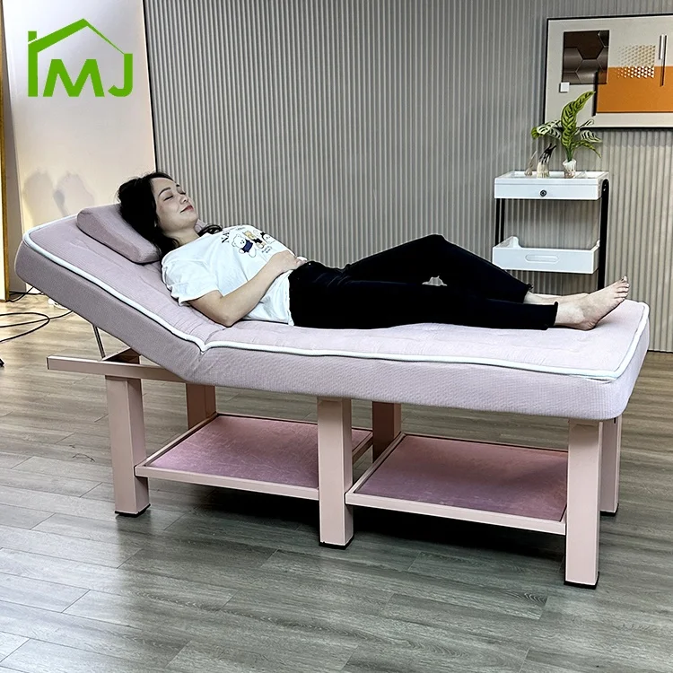 

Modern Salon Back Lift Curved Massage Eyelash Facial Treatment Spa Beauty Lash Bed