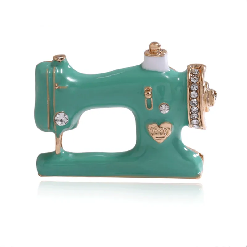 2022 fashion retro mini men and women sewing machine brooch Renaissance collection commemorative nostalgic small gifts wholesale