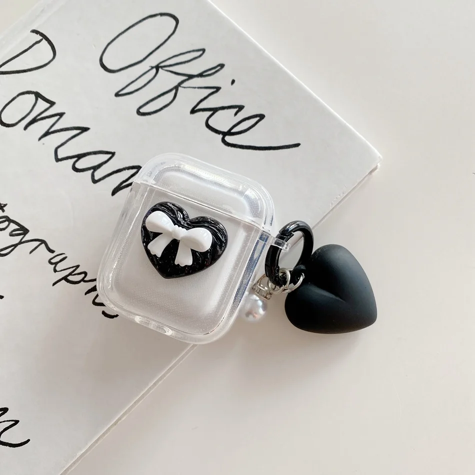 حافظة شفافة من السيليكون لهاتف honor earbuds x3i/3lite ، موضة ، نجوم ، حب ، حماية سماعة أذن