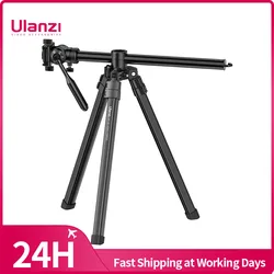 Ulanzi MT-65 Professional Horizontal Tripod for Camera Mobile Phone Max 1.76M Aluminum Tripod wBluetooth for Canon Nikon Sony