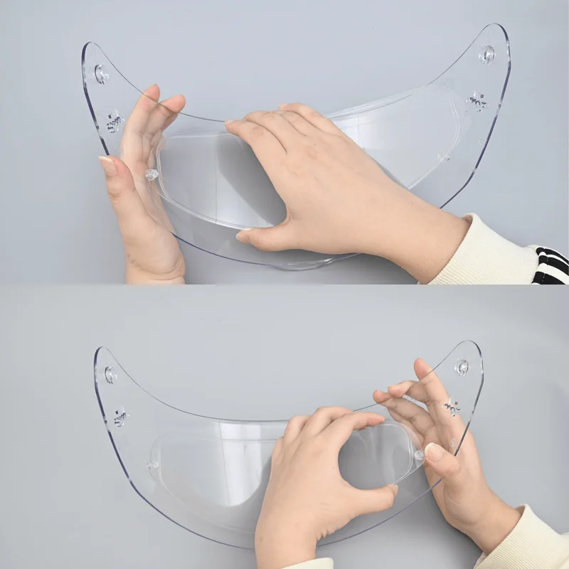 Kép 5: Fólia anty Köd fólia számára LS2 FF352 FF351 FF802 FF396 FF384 helmes stickres anti-fog Meghiggad objektív cascos Para moto accessor