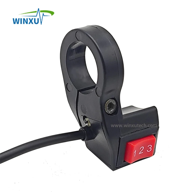 Poignée D'Accélérateur 3 Vitesses Universelle – Twist Gaz Pour Vélo Électrique Scooter 12-99V Marche Avant/Arrière