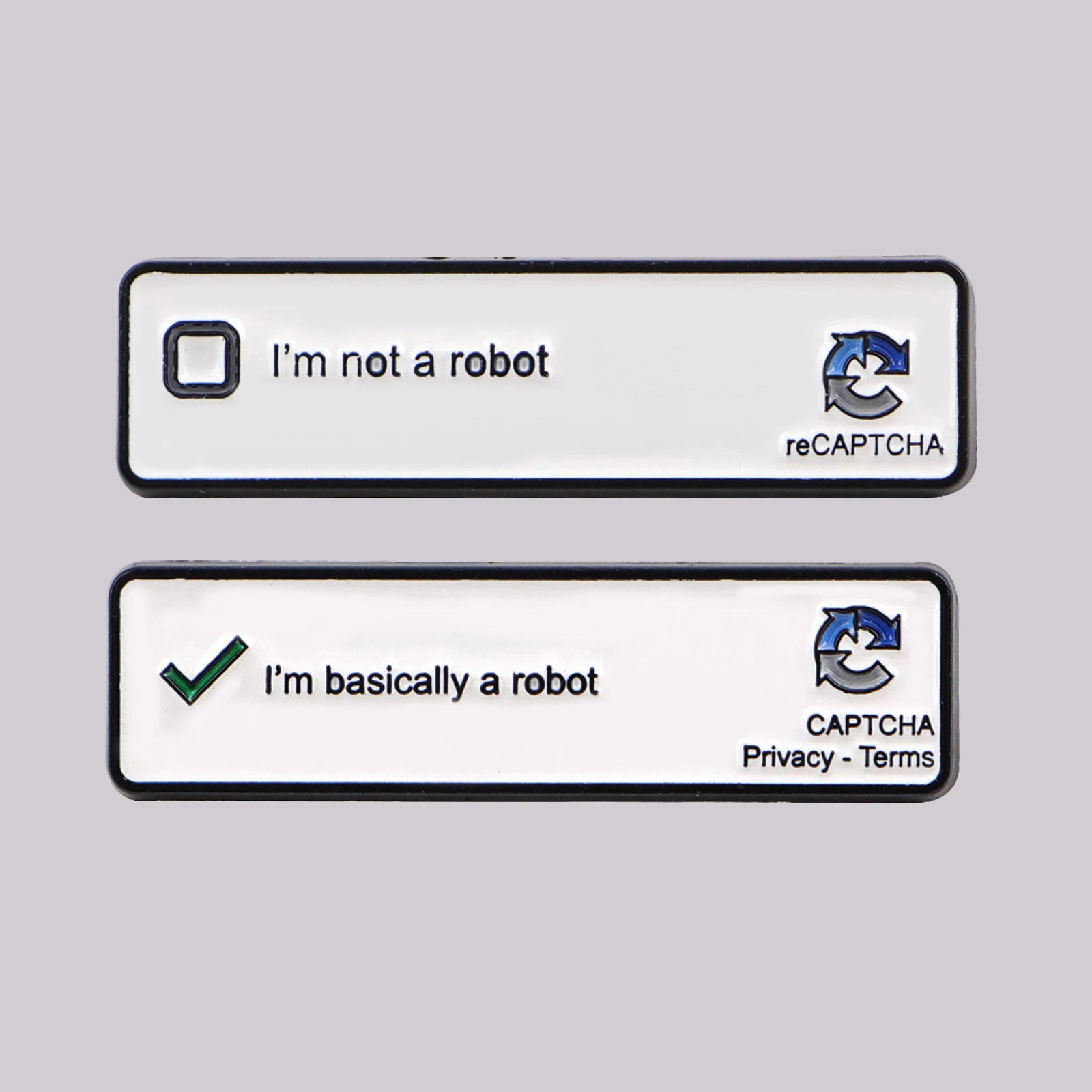Pin esmaltado con citas de robot, broche "no soy un robot", alfileres, insignia, accesorios de ropa, joyería divertida, regalos para amigos