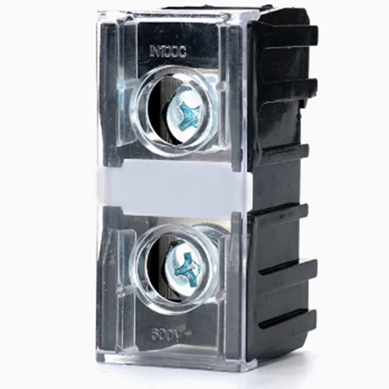 IN Series Guide Rail Type Pure Copper  high-power Japanese style Terminal Block Connecting Plate IN-12BK IN-200BK 411S 600V BK
