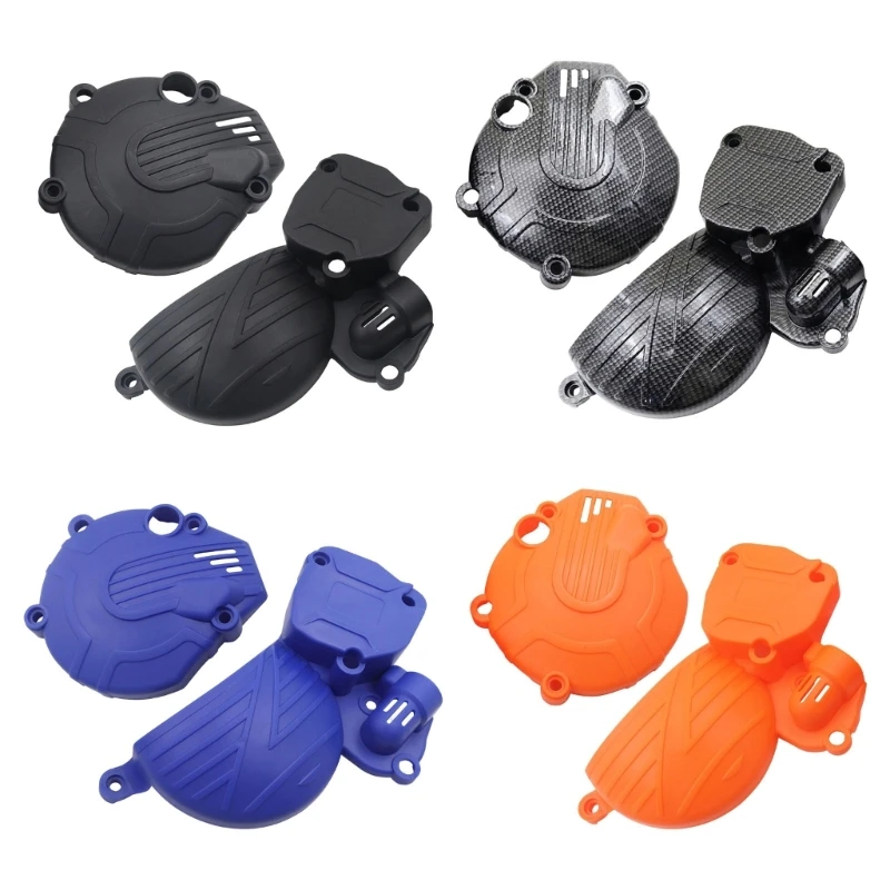 Motorcycle Engine Clutch Cover with Contoured Polypropylene Sections and Preformed Openings for Kayo KT250 Loncin MT250 GPX X37F