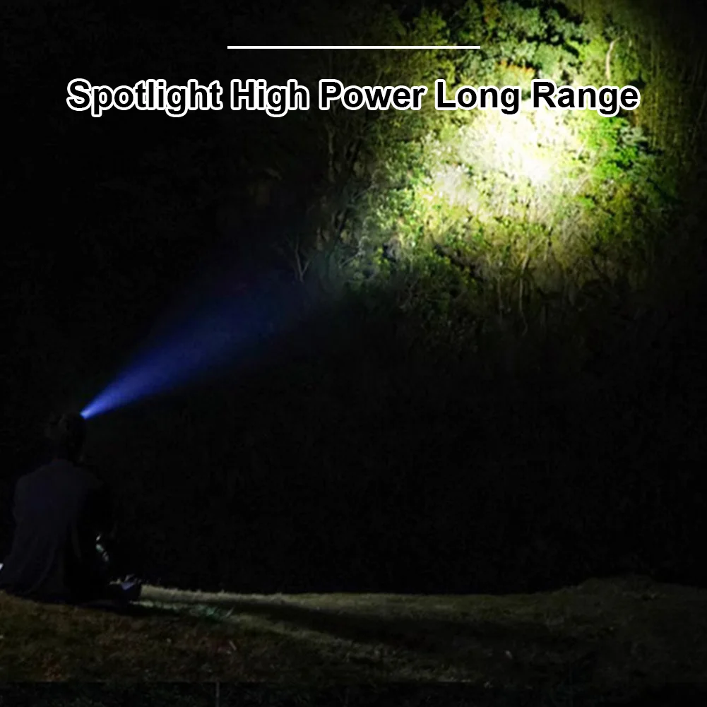 Mini LED Headlamp 2 Modes Head Flashlight USB Rechargable Powerful Head Light Super Bright Head Torch for Outdoor Camping
