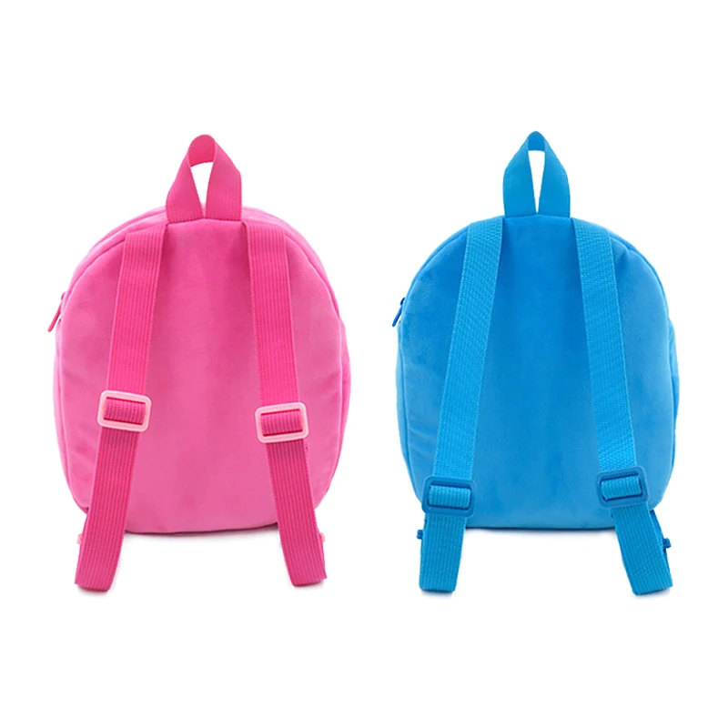 Cartoon Peppa Pig Plush Kindergarten Single Shoulder Bag Backpack Soft Stuffed George Wallet Candy Toys Pink Student Kids Gifts