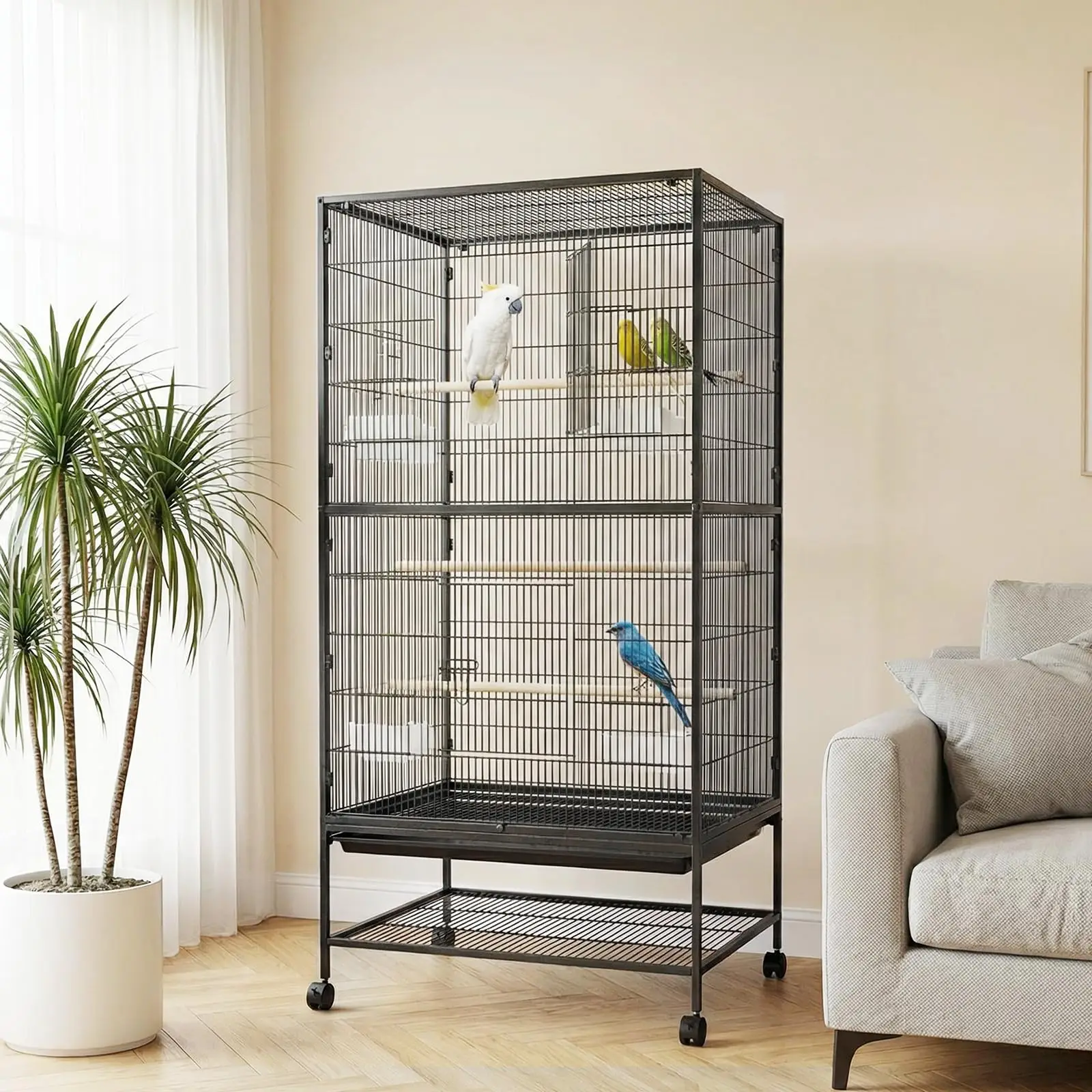 61" H Large Bird Ca…