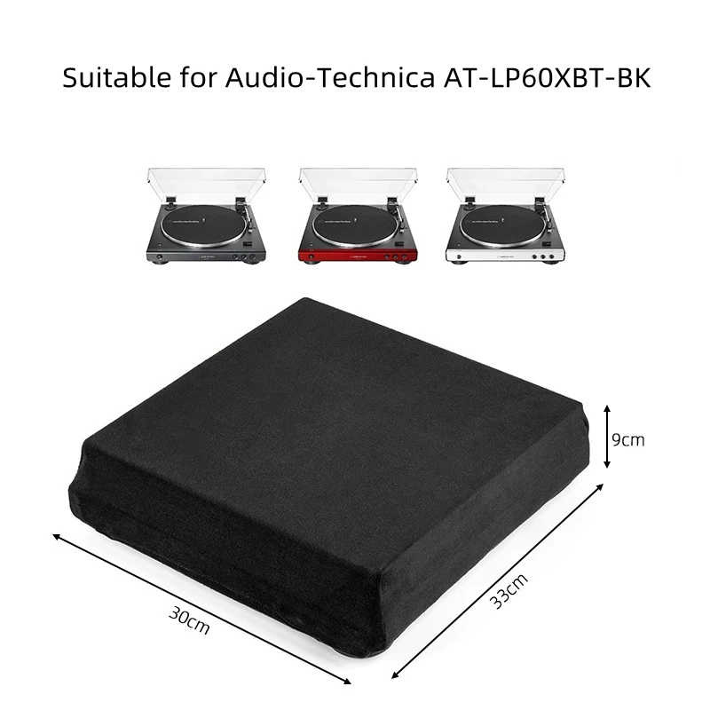 

Turntable Dust Cover Compatible For Audio-Technica AT-LP60XBT, Protective Cover Record Player Dust Case Turntable Sleeve