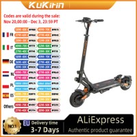 KuKirin G2 Master Electric Scooter 1000W*2 Dual Motor 52V 20.8Ah 60km/h Max Speed Front&Rear Disc Brake Hydraulic Shock Absorber