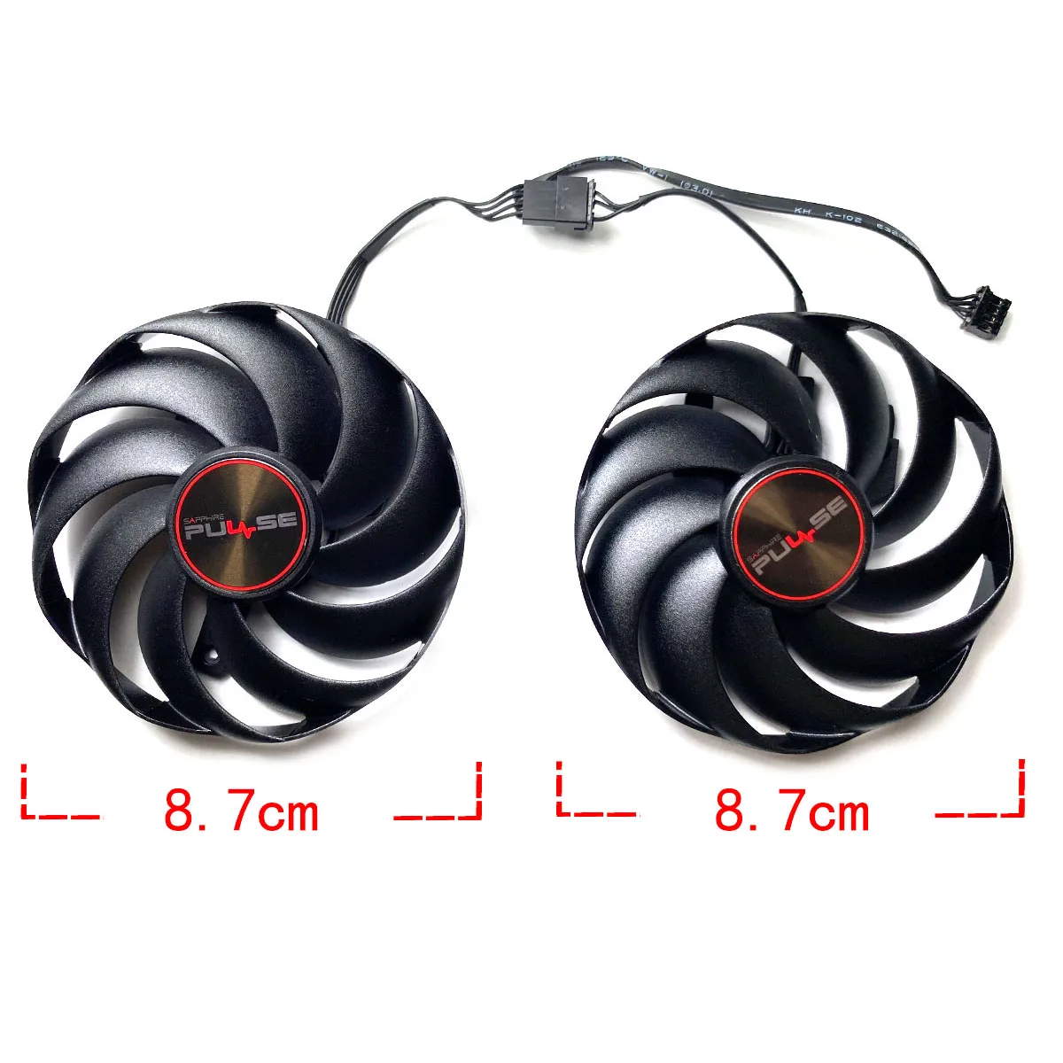 New For SAPPHIRE Radeon RX6600 6600XT 6650XT PULSE Graphics Card Replacement Fan