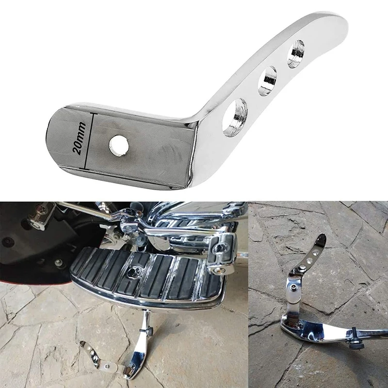 Motorcycle Pedal Bracket Extension Kit Pedal Bracket for Touring Road King Street Glide 1991-2020 Dyna 1993-2017