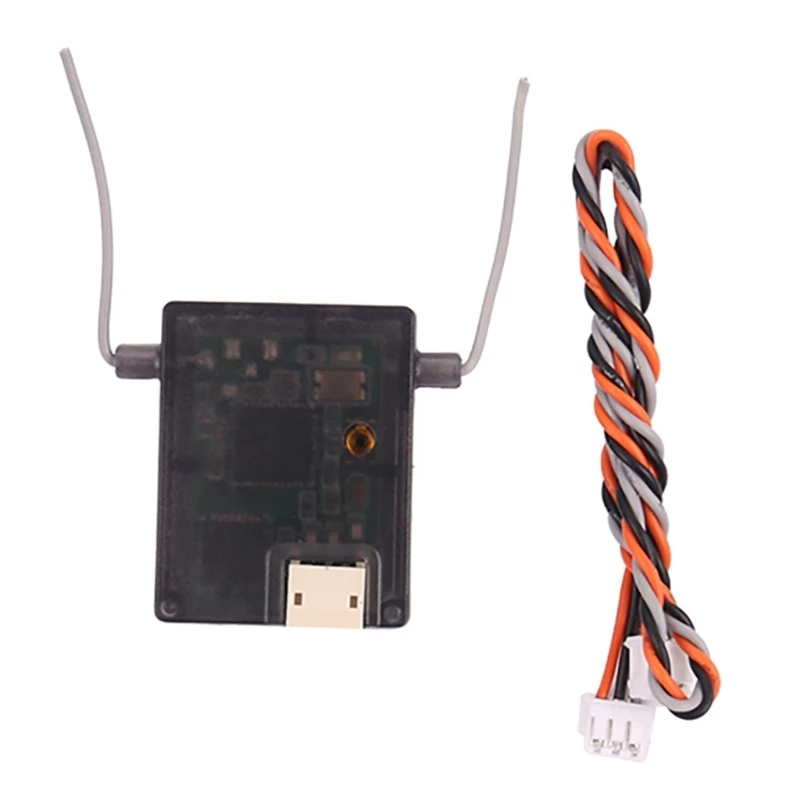 

DSM2 Satellite Receiver RM601X with Bind Button for Quadcopters FPVs Drones Supports for DX6I DX8 DSX7 DSX9 Transmitters