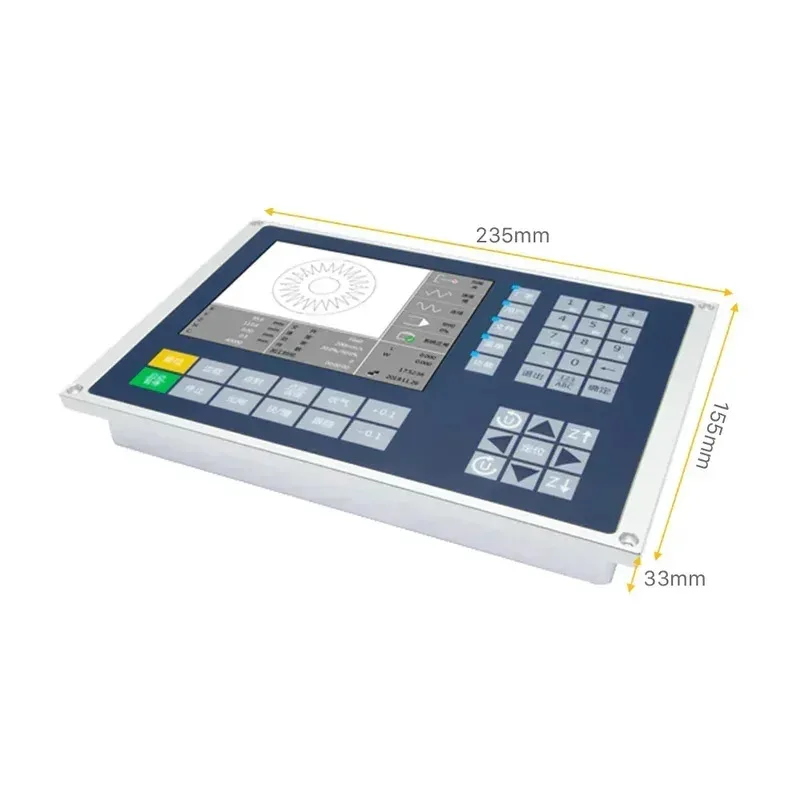2025 Fiber Laser Controller Ruida RDC6563FG Auto-calibration Three Axis Control for 1064nm Fiber Cutting Machine