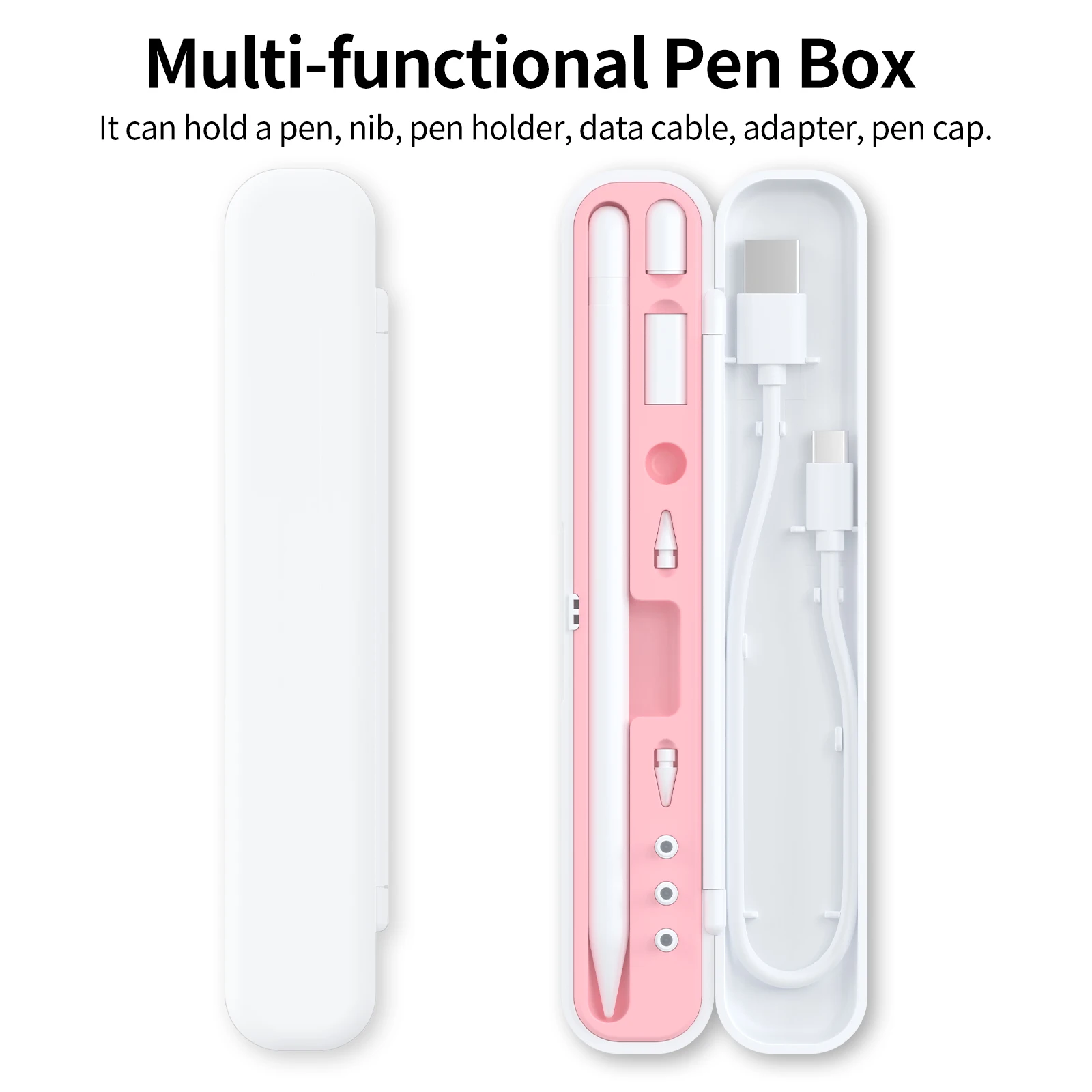 5 Colors Available iPad Pencil Case Drop Protection Case for Apple Pencil 1/2 Generation Portable Storage Case Travel Essentials