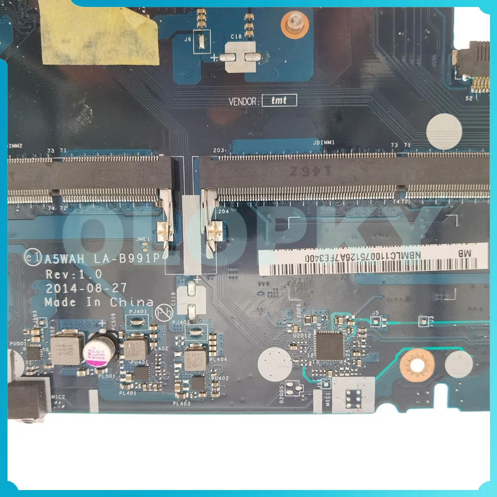 

A5WAH LA-B991P For Acer Aspire E5-571G V3-572G E5-571 E5-531 Laptop Motherboard With i3 i5 CPU GT820M/GT840M GPU