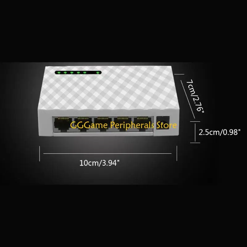 U55B 5-Port سطح المكتب-جيجابت جهاز سويتش للشبكات 1000Mbps محول إيثرنت محول سريع RJ45 إيثرنت الجلاد LAN التبديل HUB