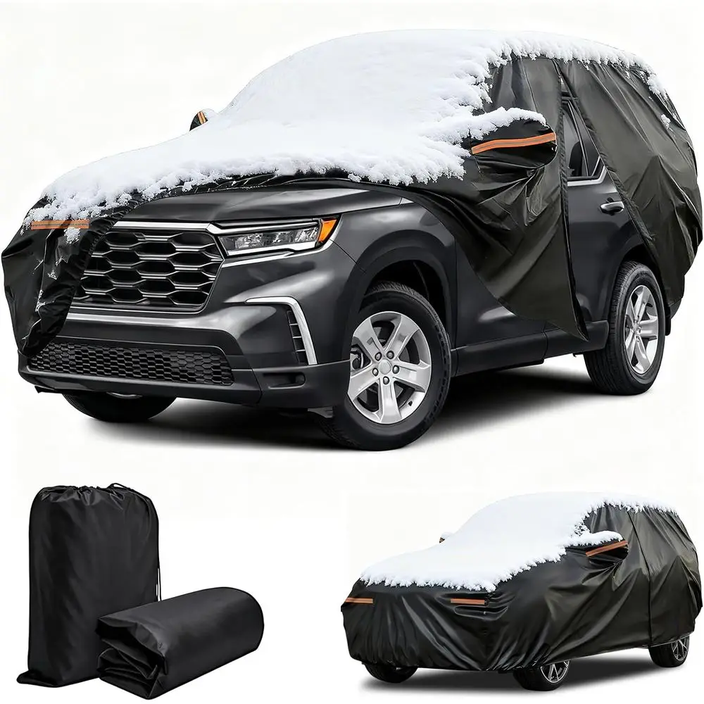

All-Weather Heavy-Duty Car Cover for 2003-2025 Honda Pilot, Waterproof SUV Cover with UV Protection, Hail, Snow, Ice, Rain, Dust