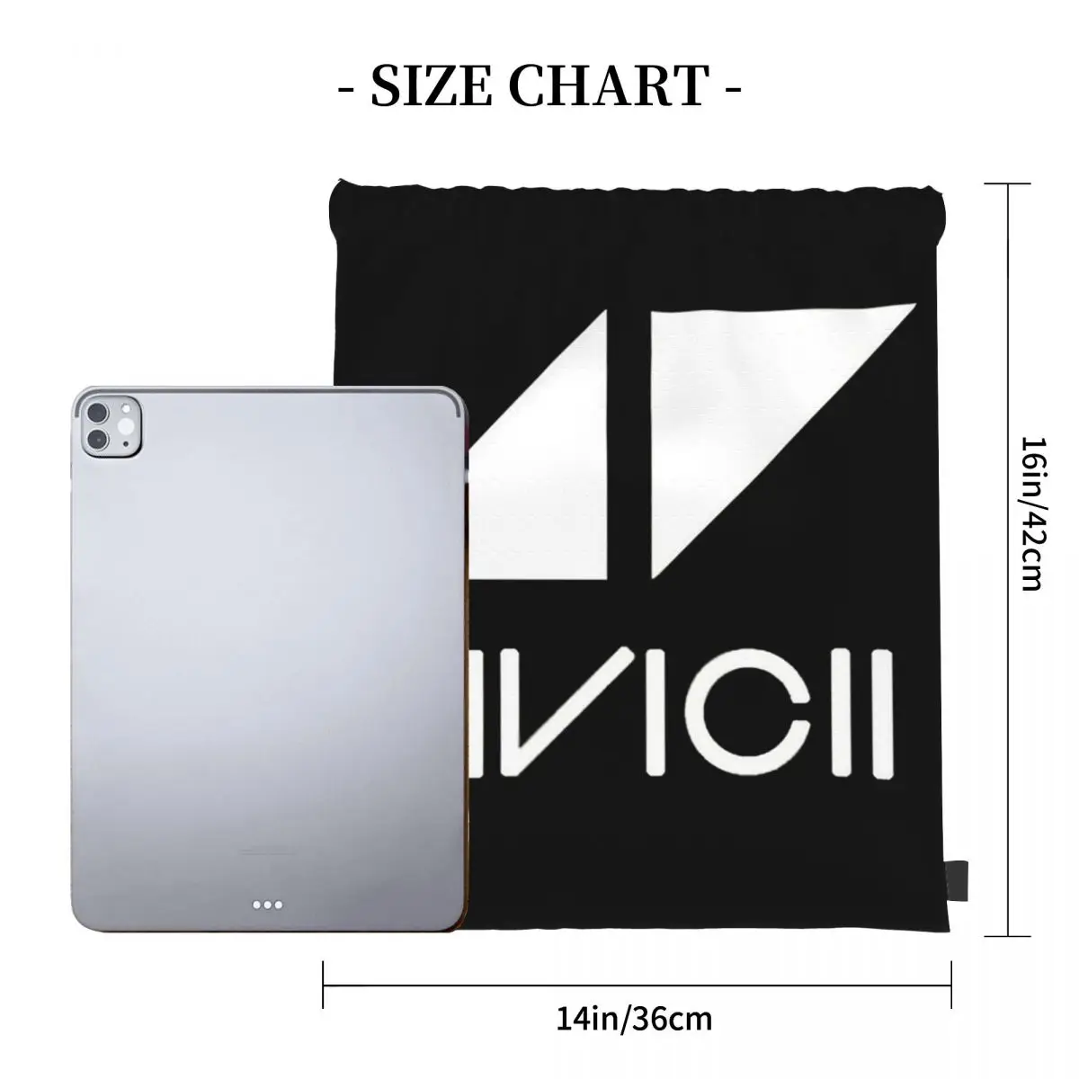 Avicii Backpacks Fashion Portable Drawstring Bags Drawstring Bundle Pocket Storage Bag Book Bags For Man Woman Students
