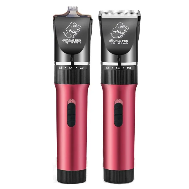 BaoRun P6 P7 المهنية قابلة للشحن الحيوانات الأليفة القط الكلب الشعر المتقلب الكهربائية المقص ماكينة حلاقة مجموعة آلة حلاقة أدوات للعناية الشخصية Vgr
