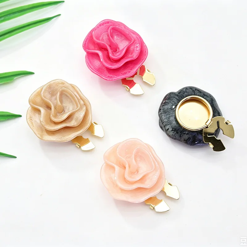 1PCS Camellia Flower Elegant Button Covers for Men Cufflinks Cuff Links for Dress Shirt Wedding Groom Business Party Jewelry