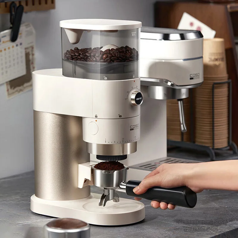 Caso 150W Automatic Coffee Grinder 40 Gears Grind Setting Burr Coffee Milling Machine With Timer Espresso America Coffee Grinder