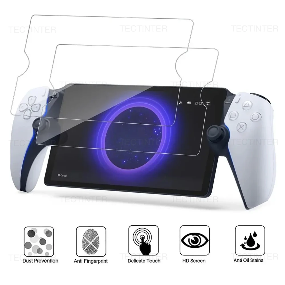 Protecteur d'cran pour Sony PlayStation PS5, 1/2 pices, Film de protection en verre tremp anti-rayures, accessoires de jeu