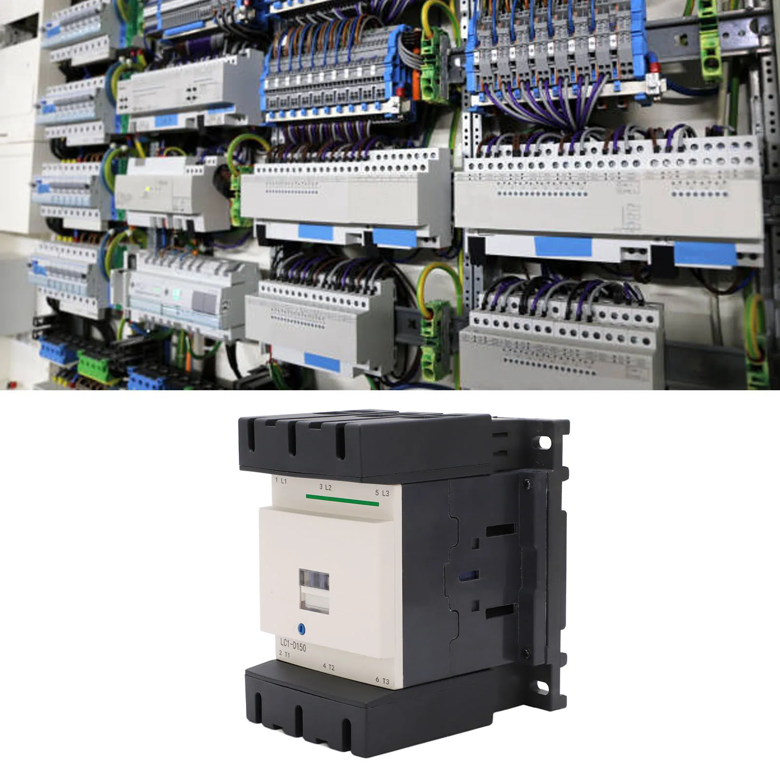 AC Contactor 150A Copper Coil Silver Contact PC Flame Retardant Shell Power Distribution Equipment Supply AC Contactor Contactor