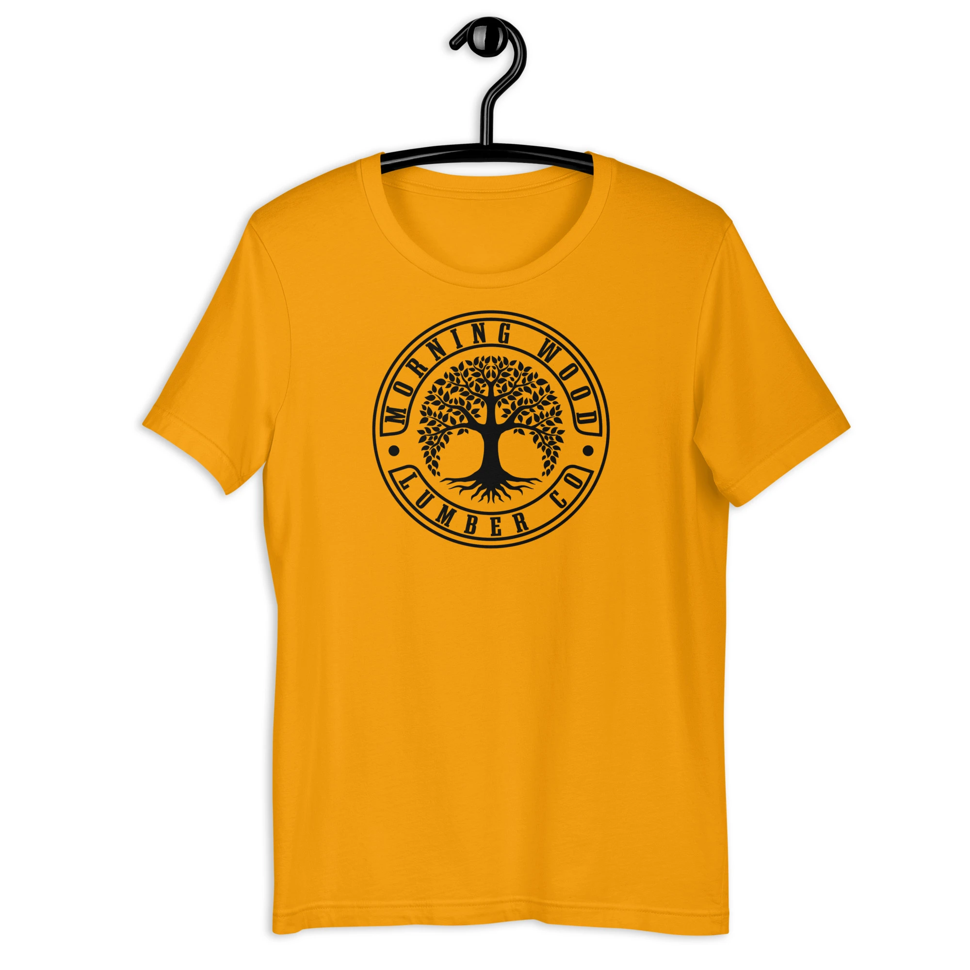 Morning Wood Lumber Co. Funny Adult Humor Graphic Tee Cotton Mens Womens T-Shirt Summer Streetwear