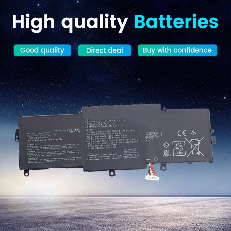 31N1811 Laptop Battery For ASUS BX433FN UX433FN-2S For ZenBook 14 UX433F UX433FA-A5046R 0B200-03080000 4335mAh