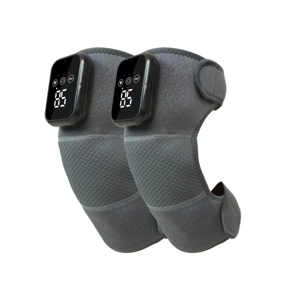 3D wrap-around Electric Knee Massager Breathable Deep Muscle Relief Cordless Heated Knee Brace 3 Temp Levels