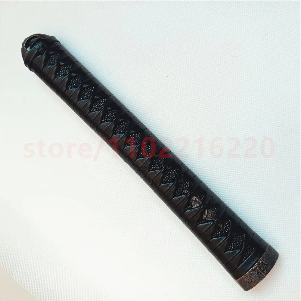 High Quality 26cm Tsuka Handle Hilt Alloy Fuchi Kashira Menuki For Real Japan Japanese Samurai Katana Sword Fittings Nice