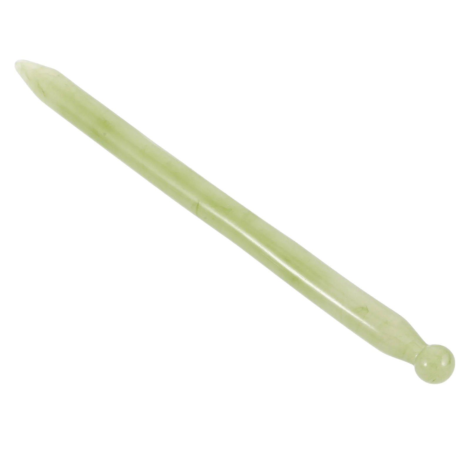 

Jade Massager Acupuncture Point Rod Long Resin Tool Sticks Green Portable Foot Hand Body Massage Stick Practical Useful Home
