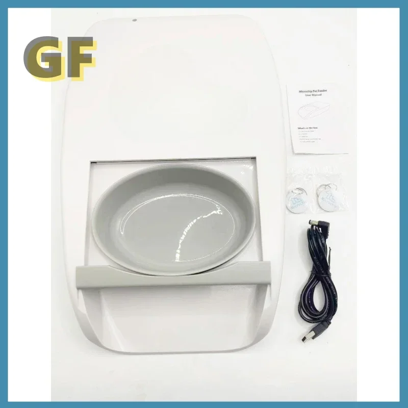 

Intelligent Chip Identification Induction Timing Automatic Feeder Induction Switch Cover Wet Food Preservation Pet Cat Bowl.