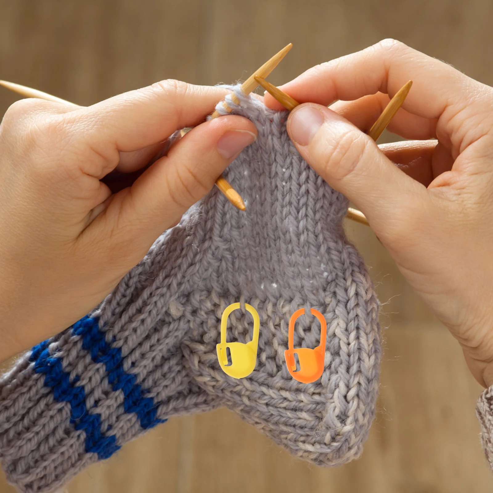 

1 set Crochet Marker Stitch Crochet Stitch Markers Rings for Knitting Crocheting Plastic DIY Crafting Accessories