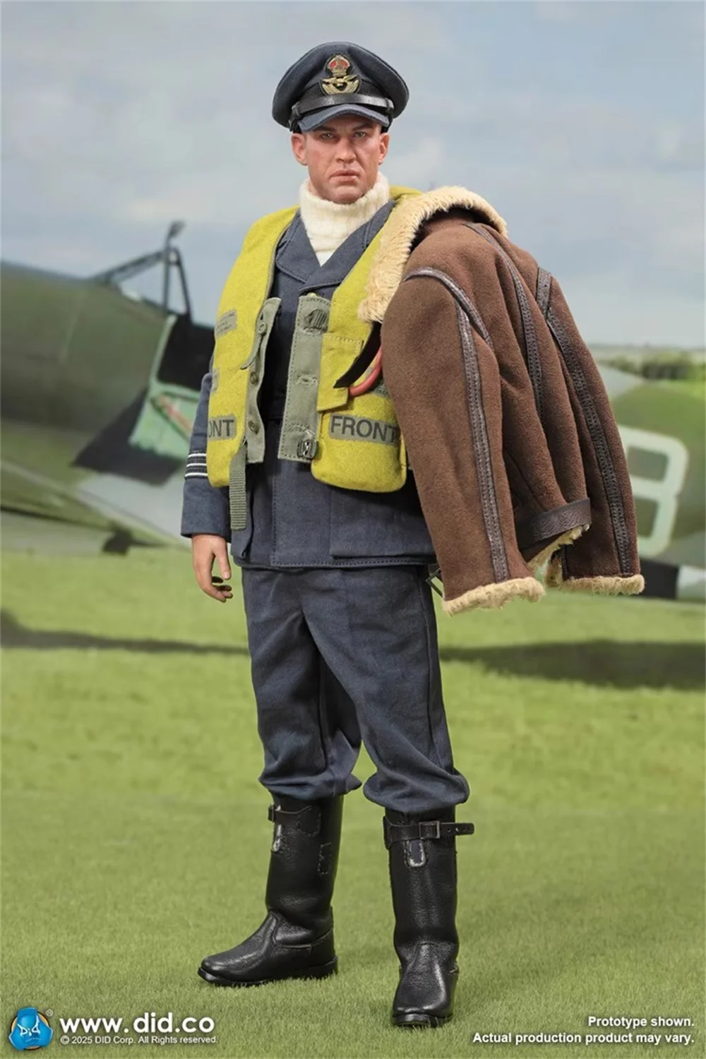 In Stock For Sale 1/6th DID K80187 The British Soldier Doll Piolet Full Set Moveable Action Figure About 12