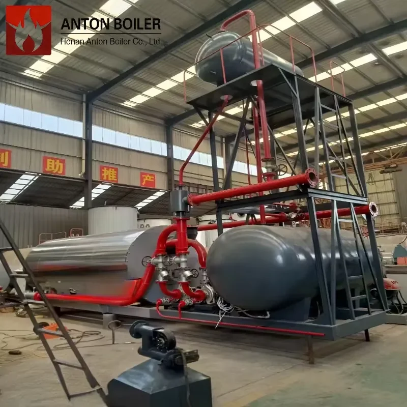 J 350kw 700kw 1400kw Horizontal Oil Fired Thermal Oil Boiler YYQW Industrial Thermal Oil Heater for Textile Industry