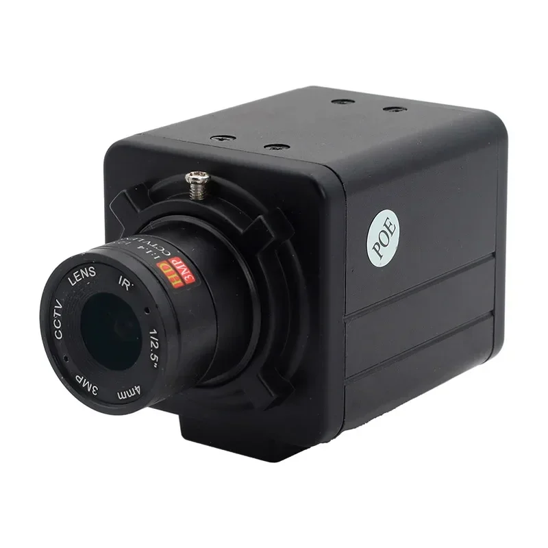 

Uvusee Mini H.265 + 2K 4MP APP Control HD 4MM CCTV POE Netwok IP-камера безопасности Box Bullet AI Камера наблюдения