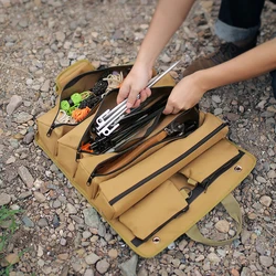 Outdoor multifunctional storage bag Hanging folding hardware household tools portable storage bag