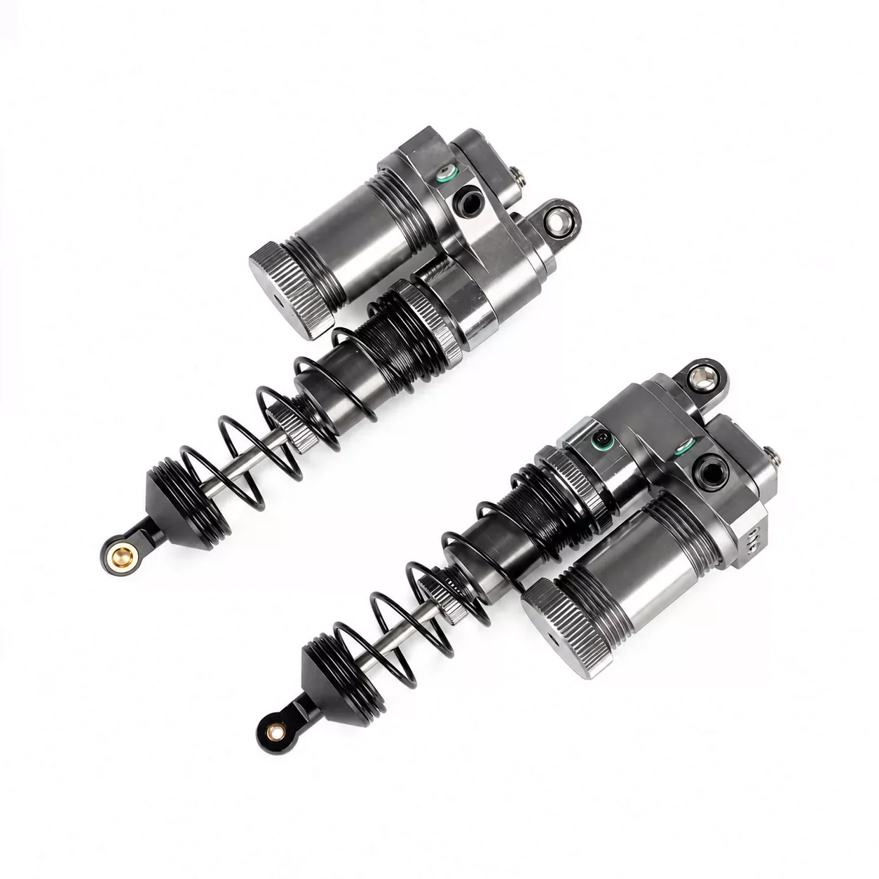 6061-T6 Aluminum Adjustable Shocks + Progressive Spring Kit For ARRMA 1/7 Mojave 6S EXB V2 Upgrade Parts